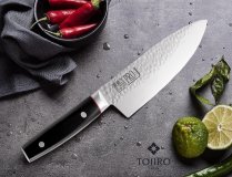 Универсальный кухонный нож сантоку Kanetsugu, рукоять микарта 9003