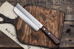 Овощной кухонный нож Kanetsugu, рукоять дерево 2007