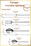 Набор столовых ножей 4 штуки Kunstwerk Саппоро бейсик серебро