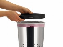 Ведро для бумаг 11 л хром Brabantia 364327