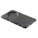 Блюдо с выемкой Basalt 14x8 см REVOL 3020879